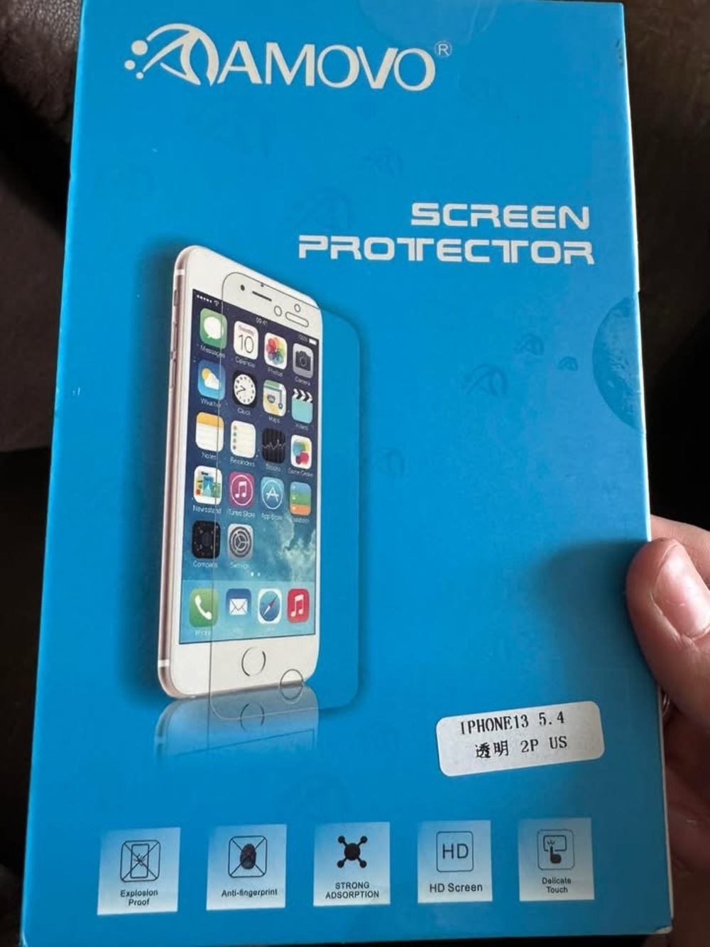 Blue Screen Protector for iPhone 13 (5.4)